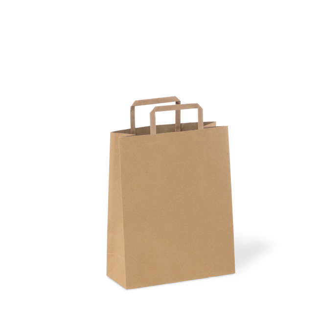Flat Handle Paper Bags